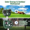 Solar-Powered Ultrasonic Pest & Bird Repeller with Infrared Sensor