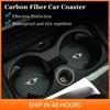 /Carbon Car Coaster Mat Interior Water Cup Pad Cushion For MINI Cooper One JCW Coupe R56 R53 R52 R50 R55 R57 R58 R59 R60 F55 F56 e1