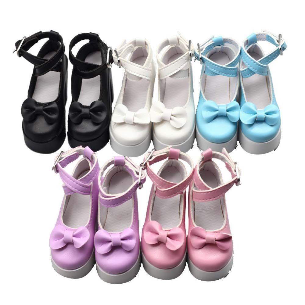 PU Leather 60cm Doll Shoes Causal Wear 1/3 Doll Shoes Kids Toy Doll High Heel Shoes  Girls Gift