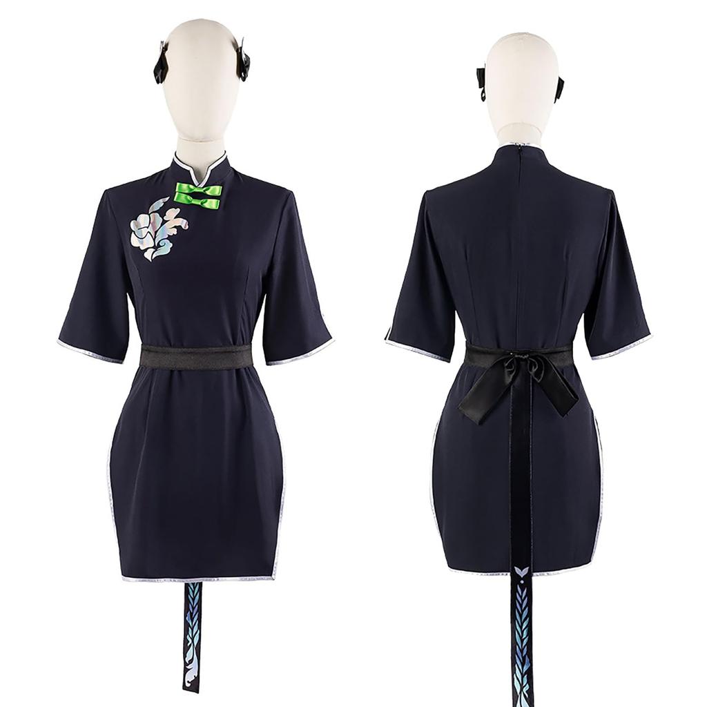 [Milky Time] Blue Archive Shun Haruhara Cosplay Halloween Chinese Dress (M)
