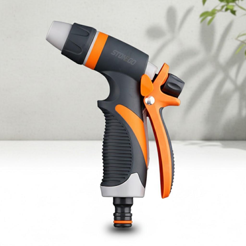Adjustable High Pressure Hose Nozzle Sprayer for Lawn Garden Watering Car Cleaning Watering Patterns Tool