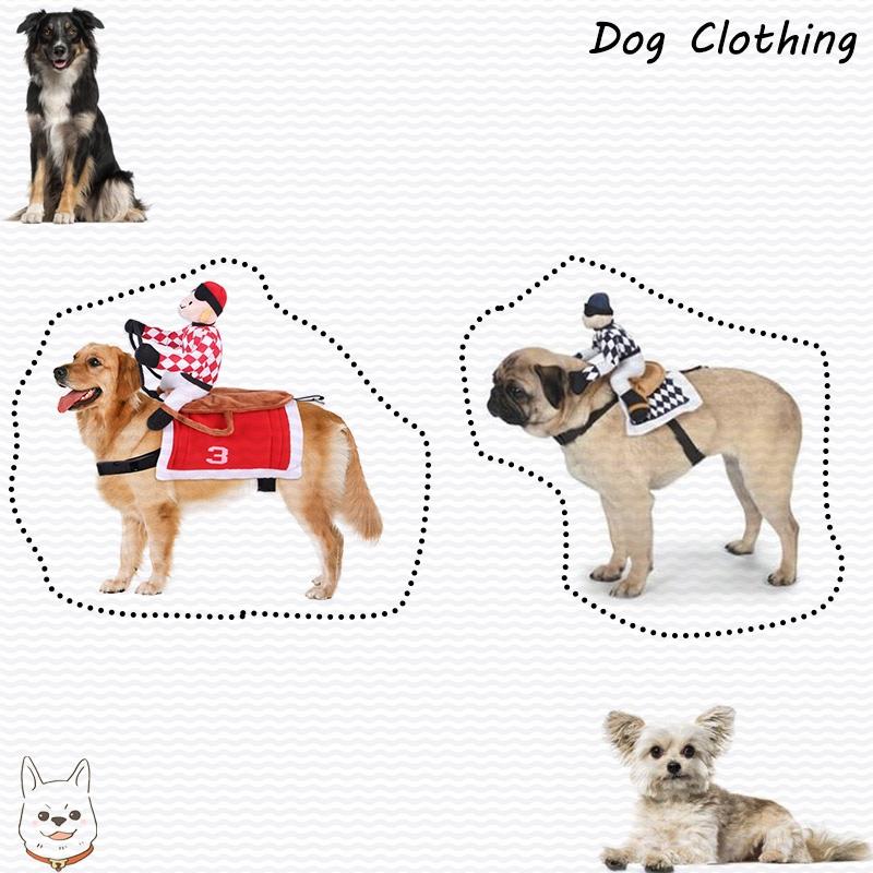 Factory Direct Horse Riding Costume For Pets Cosplay Knight Costume For Dogs