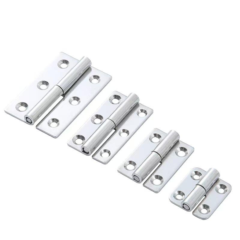 Swing-Open Heavy-Duty 304 Stainless Steel Detachable Wood Cabinet Door Hinge