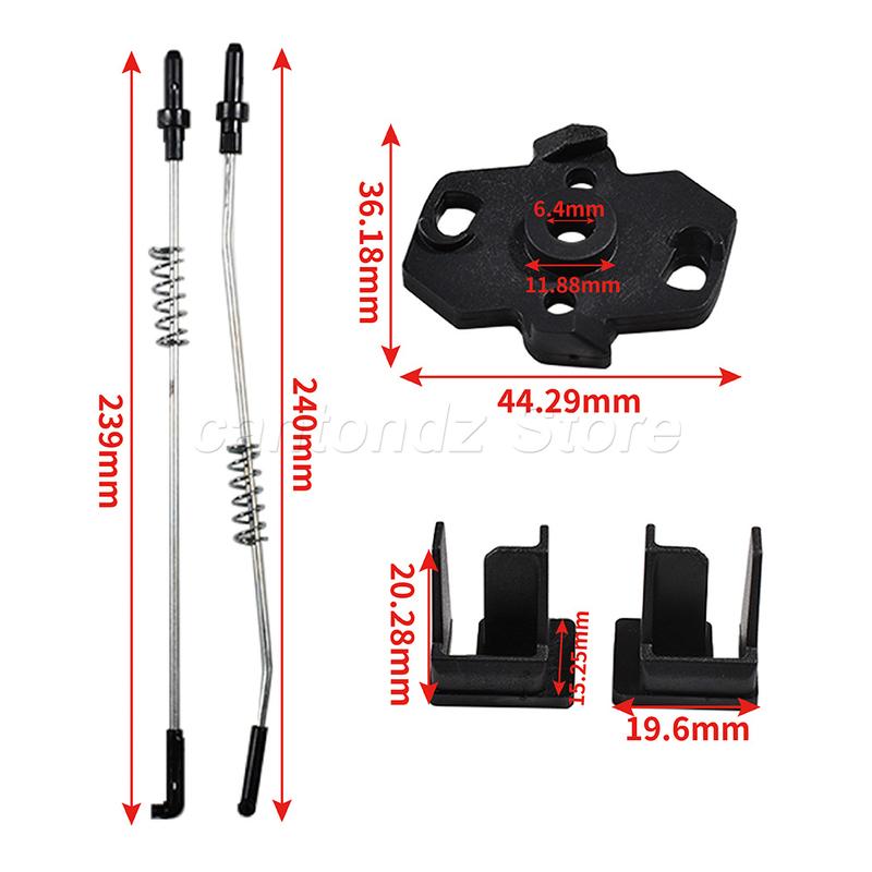 For Volkswagen Transporter T5 & T6 Right Or Left Side Sliding Window Glass Latch Cover Set Repair Car Siding Window Repair Kit