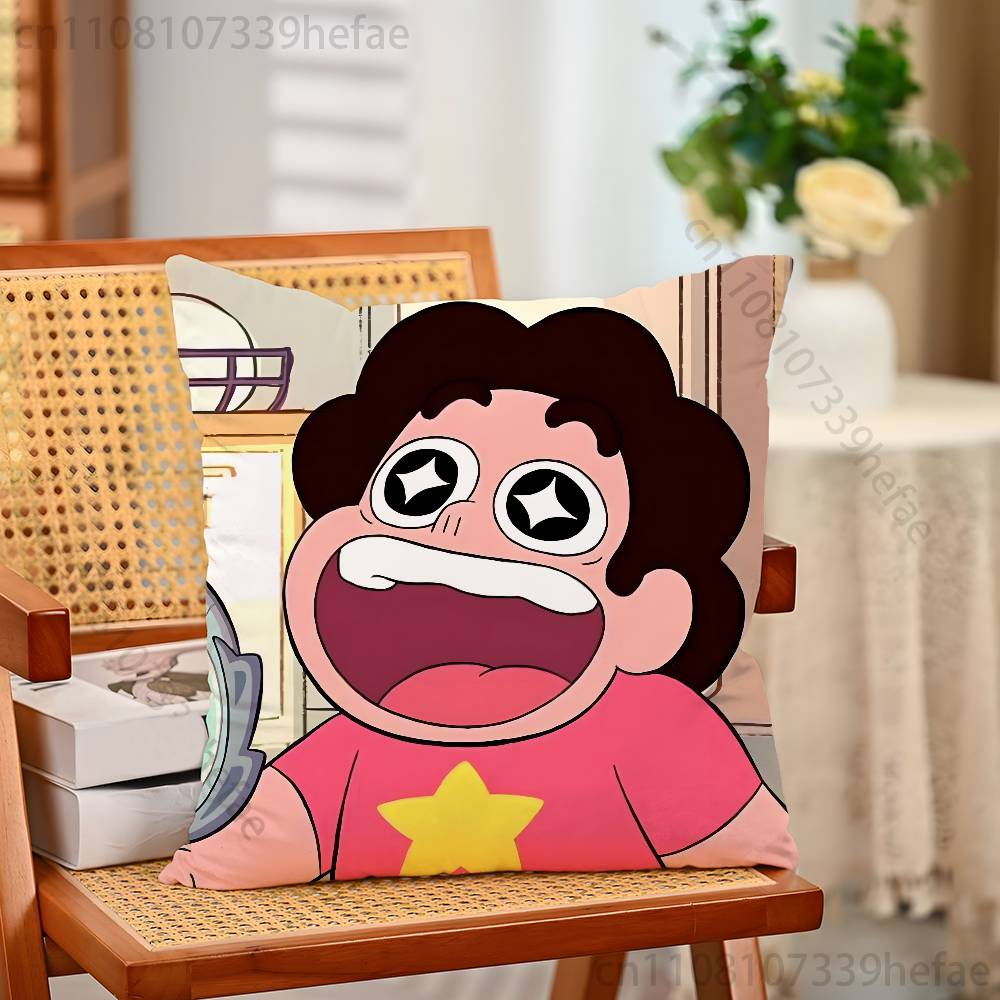 

SSteven Universe Pillow Case Plush Pillow Cases Home Decoration Pillow Cover for Sofa Bed Chair Living Room 30x30cm