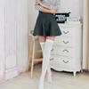 1Pair New Hot Mini Women Girls Fashion Opaque Over Knee Thigh High Elastic Sexy Stockings Black/White Over the Knee Stockings