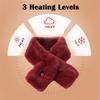 Winter Heating Scarf For Women Men Temperature Scarf 3 Gears Adjustable USB Charging Heat Control Neck Warmer Washed Directly