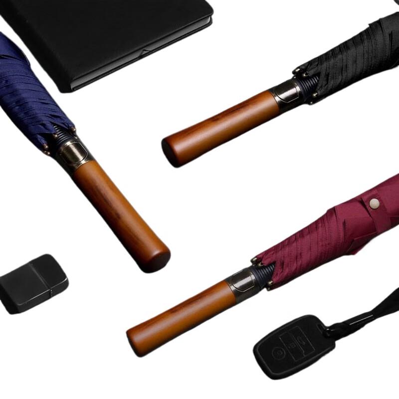 Hongye Retro Straight Handle All-Weather Umbrella