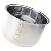 Food Grade Stainless Steel Replacement Inner Pot for Rice Cooker Nonstick Pan Inside Bowl with Heat Conductive Base