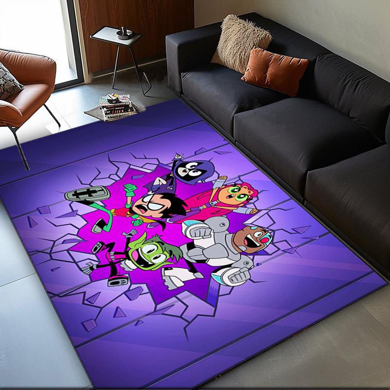 Titans Go! Area Rug Suitable for Indoor And Outdoor,Carpets for Playroom, Homes, Offices, Living Rooms,Home Decor,Christmas Fan Gift