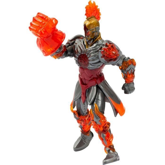 Figuren-Set - GORMITI - Nachkomme und zugehöriger Gormiti Feuer - Zane und Fireon - 15 cm - Ab 4 Jahren - GRV192