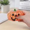 Pumpkin Head Toy 1/2/3Pcs Halloween Stress Ball, Anxiety Relief Spooky Healing Ball Toy, Stretchy Glitter Orange Sensory Small Reliever