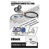 Nitrogen Shock Fill Tool With 2" 600psi Gauge Schrader Valve For Polaris RZR Raptor FOX ATV UTV Yamaha Honda Suzuki Kawasaki
