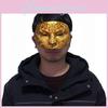 Prachtig Chinese Stijl Halve Gezichtsmasker Voor Volwassenen In Elegante Zilveren En Gouden Kleuren