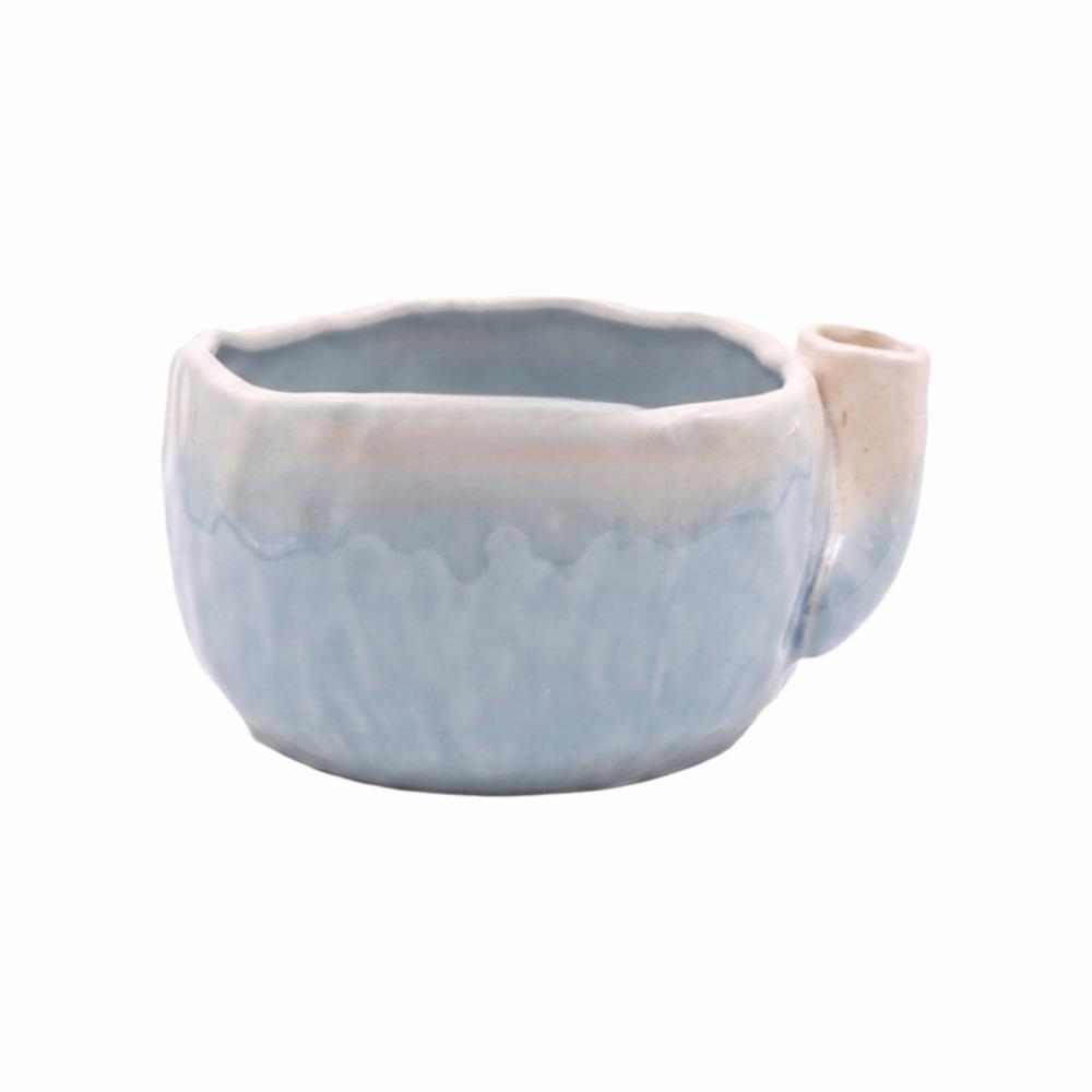 Self-Spinning Ceramic Berry Colander Bowl Easy-clean Berry Swirling Rinse Basin  For Fruits