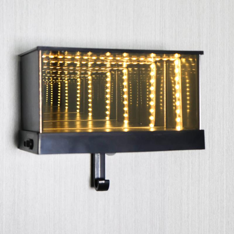 Bilgarage Nyckelhållare Med Öppningsbar Dörr Väggmontering Med LED Racerbilsnyckelhållare För Entréhall Hemmakontor