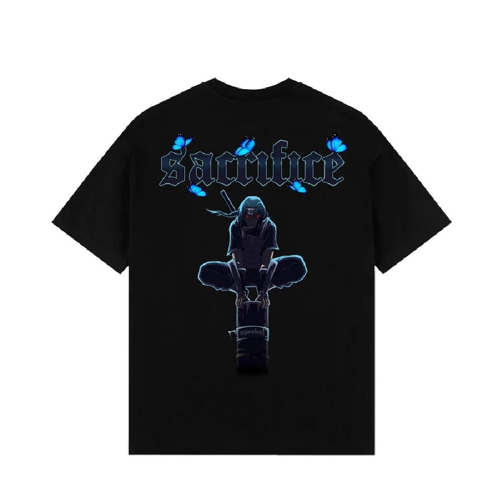 

Хип-хоп уличная одежда черная футболка мужская японское аниме Наруто принт футболка Харадзюку хлопок повседневные топы футболка с коротким рукавом XXXXXL чёрный