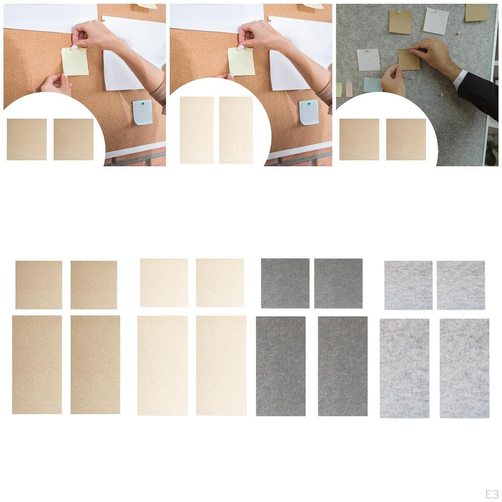 Felt Memo Board Organizer Wall Panel Made of with Padding for Office, Home, School, Classroom