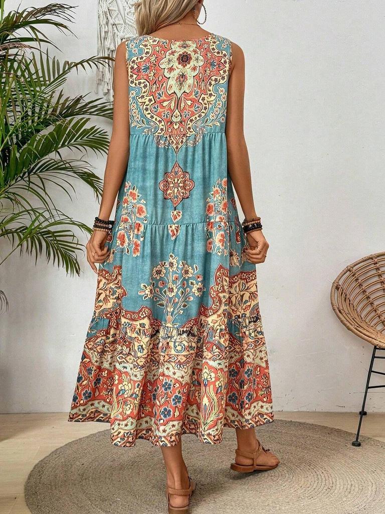 Plus Size Bohemian Elegantes Damenkleid Sommerurlaub Strand Sommerkleid Koreanische Damenkleidung Schlanke lange Kleider
