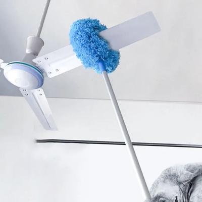 Ausziehbarer Federwischer mit langem Griff, Ringform, Wiederverwendbar, Deckenventilatorwischer, Aluminiumlegierung, Teleskop, Verstellbare Reinigungsbürste