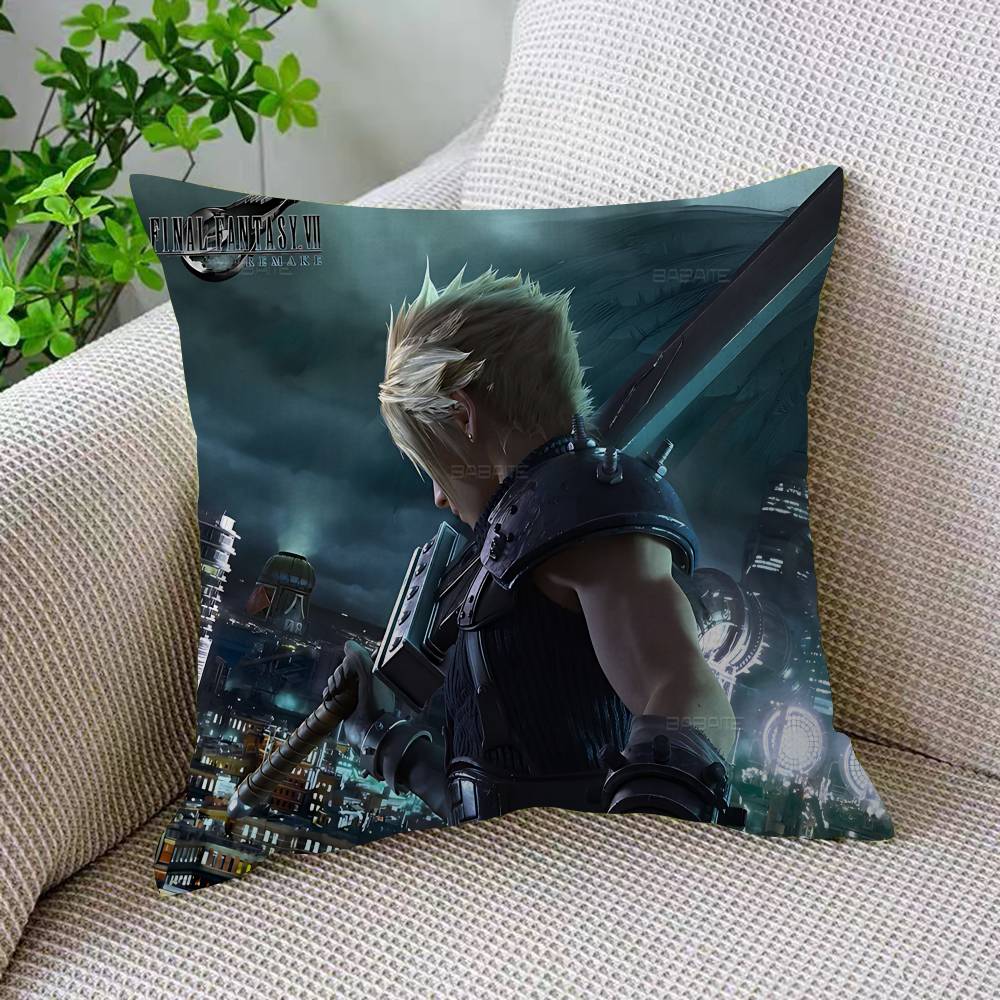 Classic F-Final Game F-Fantasy Pillow Cushion Cover Pillowcase Living Room Sofa Home Decor