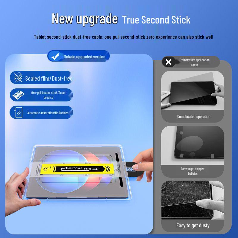 

Xiaomi Pad 7S Pro/6 Pro Защитная пленка из закаленного стекла без пыли, Защитная пленка для экрана Redmi Pad 12.1 Kraft Paper Box