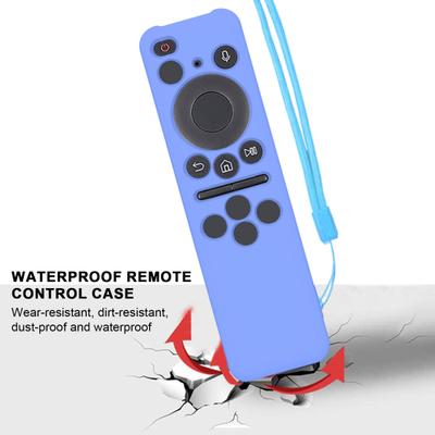 Solar Remote Control Silicone Case Precise Hole Positioning Dustproof Waterproof Protective Cover for Samsung BN59-01432a/BN59-01432J