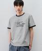 DRAW FIT Smoke Ringer Half T-Shirt [M.Grey]