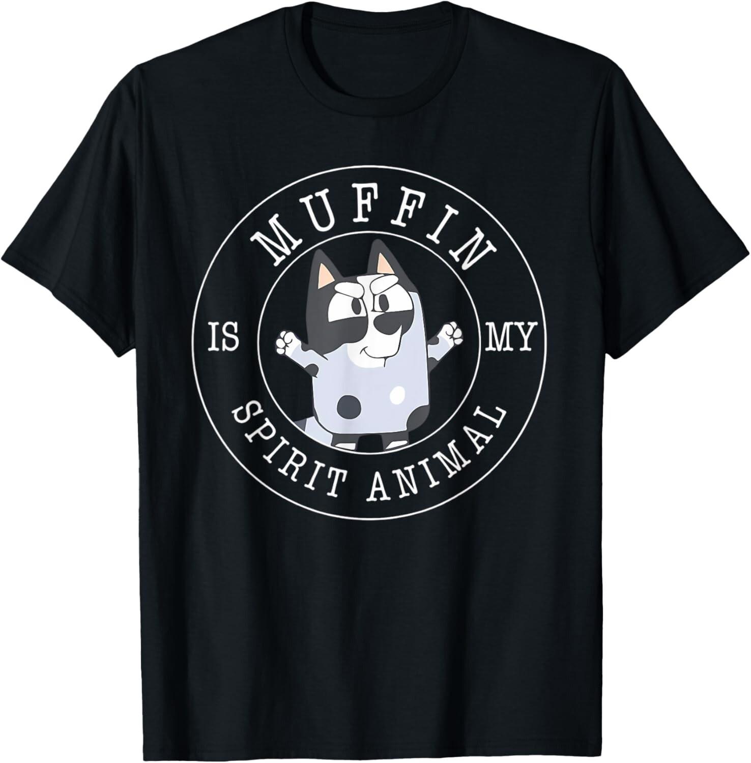 Muffin is my Spirit Animal Blue Tan Heeler Grunge T-Shirt Mens Womens Tees Top unisex T-Shirt Mens Womens Tees Top M