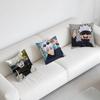 Cartoon G-Gojo Satoru Pillow Case Cushion Cover Soft Cute Throw Pillow Case For Car Sofa Pillowcase Polyester With Zipper