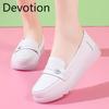Nurse Shoes for Women Middle Heel Round Toe Thick Sole Hollowed-out Anti-slip Wear-resistant Devotion