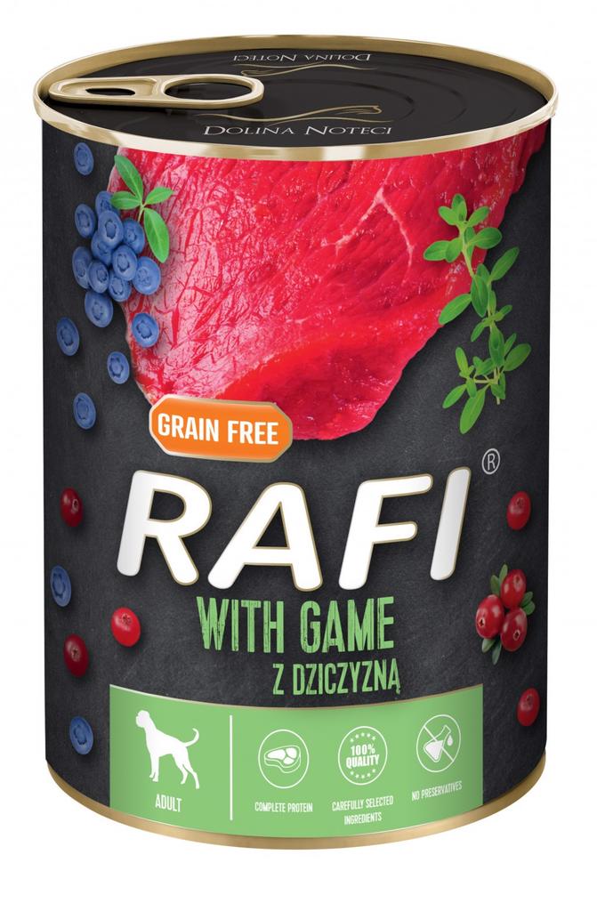Rafi Wild Meat Dog Food with Blueberry and Cranberry 400 G