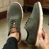 Men's Retro Knit Sneakers Breathable Mesh Casual Shoes Fashion Cloud-Like Cushion Sole Non-Slip Comfortable Flats Walking Shoes