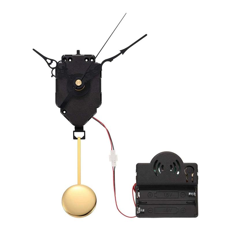 Modern Pendulum Clock Movement Set Clock Works Battery Operated With Hands And Chime