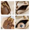 New Fashion Light Luxury Women's Handbags Contrasting Color Commuter Ladies Pillow Bag Casual Simple Shoulder Oblique Span Bags for Wife Birthday Gift