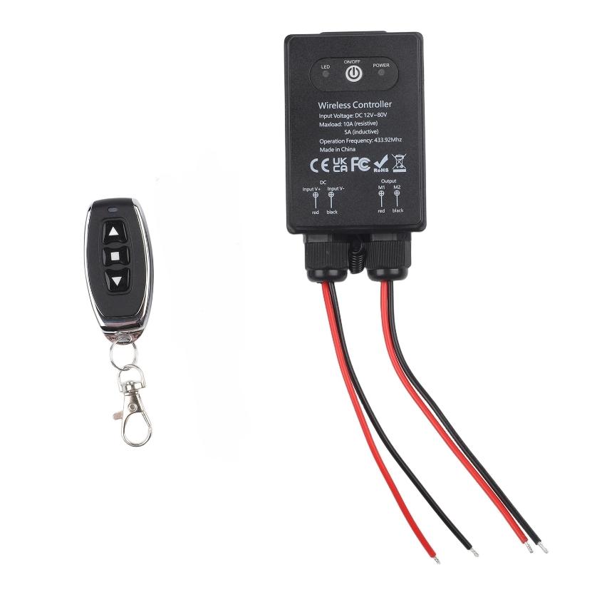 For Damp Environments 92*56mm 12V Relay Switch High Power Relay For Appliances High Power Load IP65 Waterproof