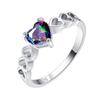 Personalized Retro Style Colorful Zircon Series Ring, Party Jewelry