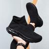 Damenschuhe 2024 neue lässige Sportschuhe Laufschuhe mit weicher Sohle Lazy Shoes Koreanische Version Trend Flying Weaving Ein-Pedal-Paarschuhe