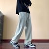Retro Straight Jeans Men's Spring and Autumn American High Street Trendy Casual Pants Boys Loose Trend Wide-leg Trousers