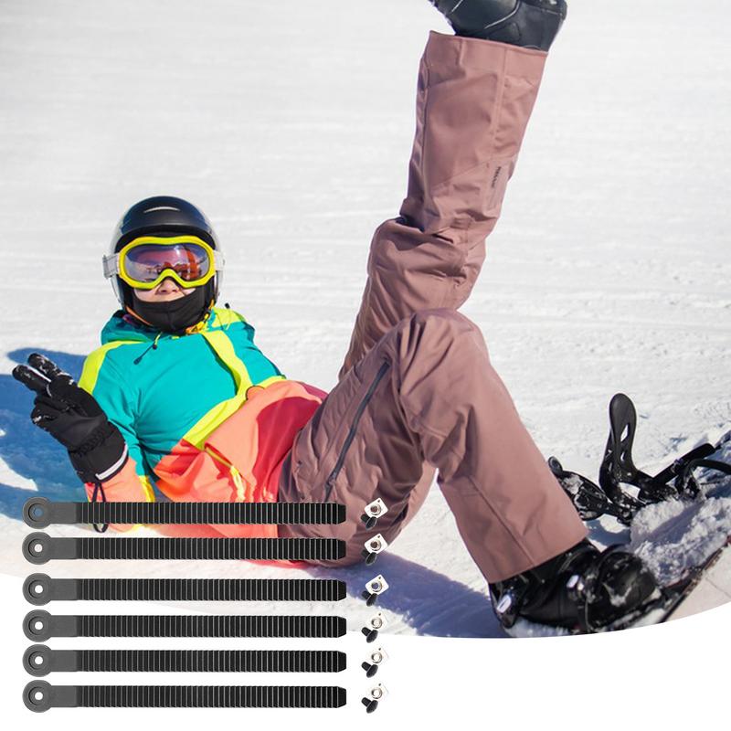 Snowboardbinding Enkelband Eenvoudig te Installeren Met Schroeven Snowboard Vervangende Ladderbanden Voor Mannen Tieners Volwassenen Enthousiastelingen