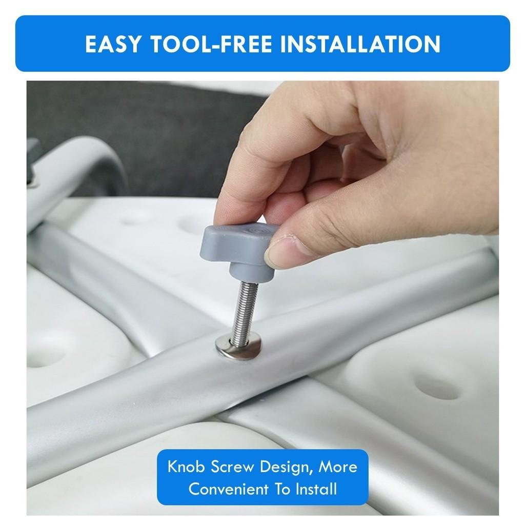 Sprchové křeslo pro domácnost pro domácnost Protiskluzové koupací křeslo s vyklápěcí područkou 41*47cm