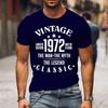 Men's Classic T-shirt Summer T-shirt Women's Casual Short Sleeve Round Neck Top