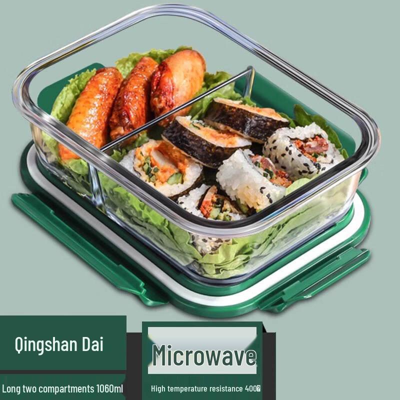 AVADEN Disposable Microwaveable Plastic Meal Box
