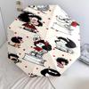 1 PC Automatic Folding Umbrella - Mafalda Pattern Portable Foldable Design With 8 Ribs Christmas Birthday Gifts
