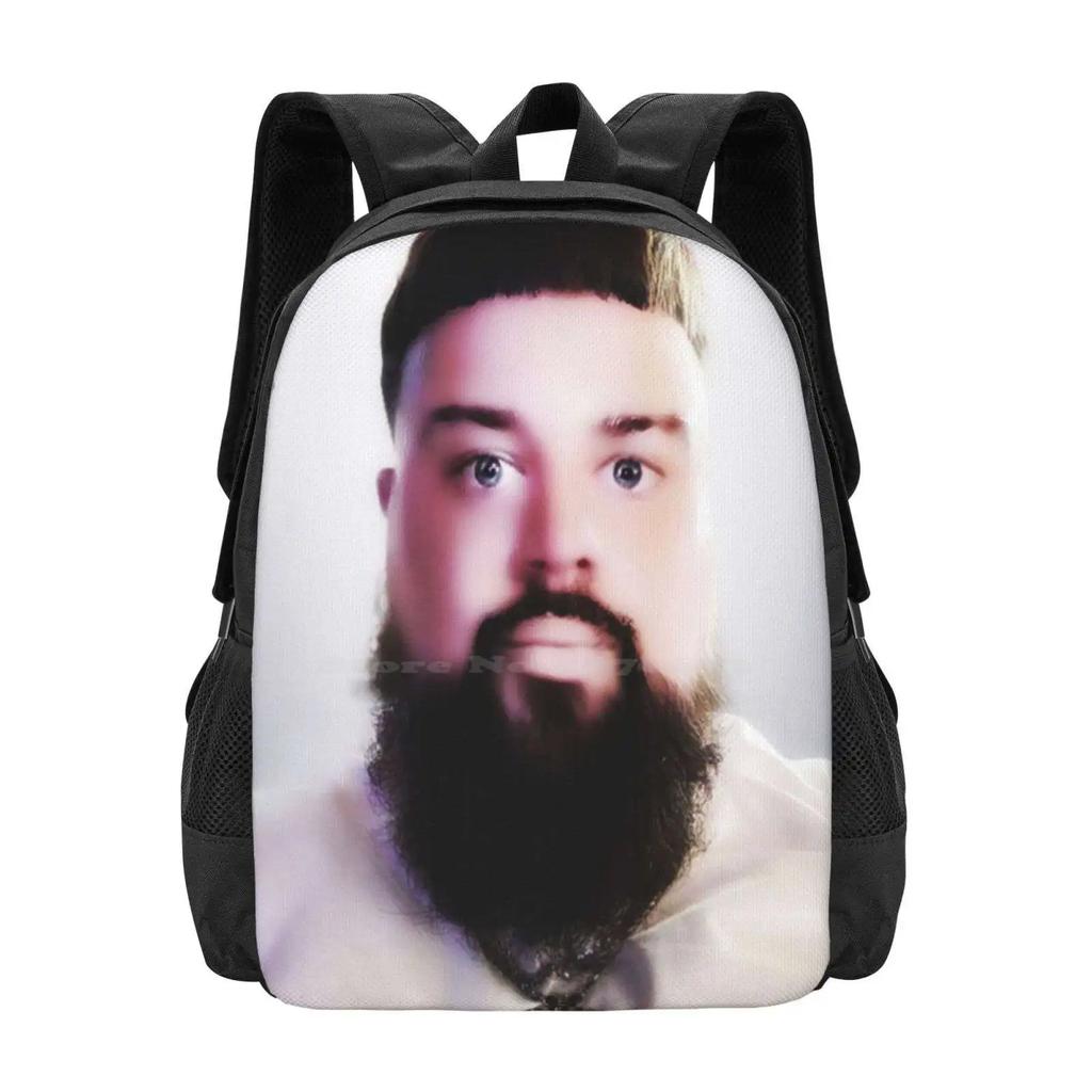 Joeyy Airbrush Squareprint Hot Sale Schoolbag Backpack Fashion Bags Joeyy 1Man 1Team Jxxyy