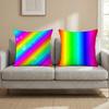 R-Rainbow THEME Cushion Cover Multi-Scene Pillow Cover for Home & Car - Reversible, Soft & Durable for Daily Use