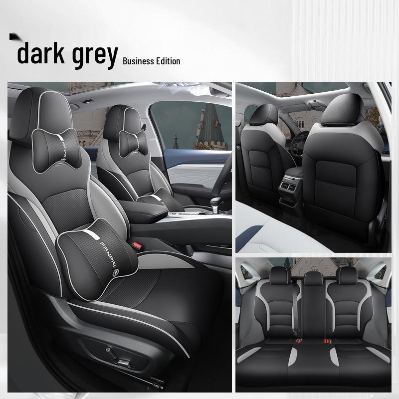 Xingrui Universal Leder Autositzbezug - Vier Jahreszeiten, Vollumfassend, Fünfsitziges Kissen.