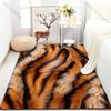 Tiger Skin Texture Printing Carpet for Bedroom Living Room Bedside Sofa Floor Mat Modern Home Decor Area Rug Large Size