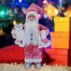 Snowman Santa Claus Doll Ornament Decoration Indoor Table Desk Statue Decor 