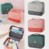 1pc Large-Capacity Thickened Medicine Box Layered Family First Aid Kit Medicine Boxes Medicine Cabinet Portable Fabric Storage